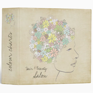 Hairdressing Salon Color Custom Folder Binder