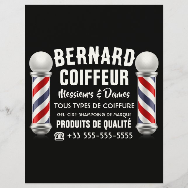Hairdressing Salon Decoration Letterhead (Front)