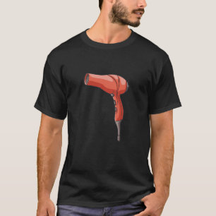 Hairdryer Hairdresser Bottle Barber T-Shirt