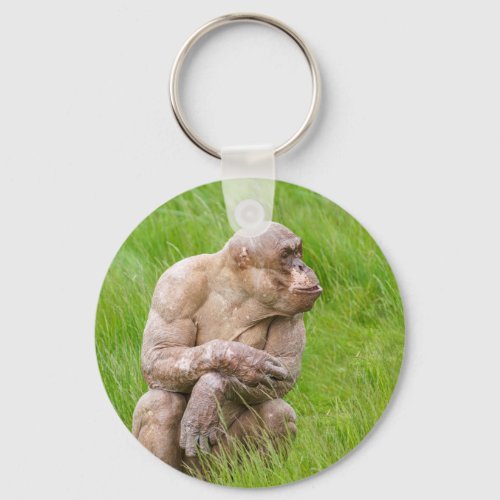 Hairless Chimpanzee Keychain