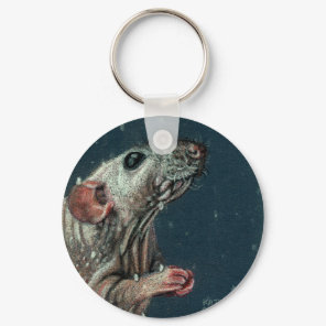 Hairless Rat Keychain