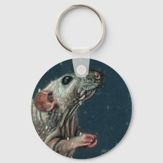 Hairless Rat Keychain