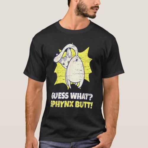 Hairless Sphynx Cat  Feline Pet T-Shirt