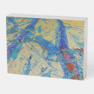 hairpin: a driver's obsession, abstract photoart, wooden box sign