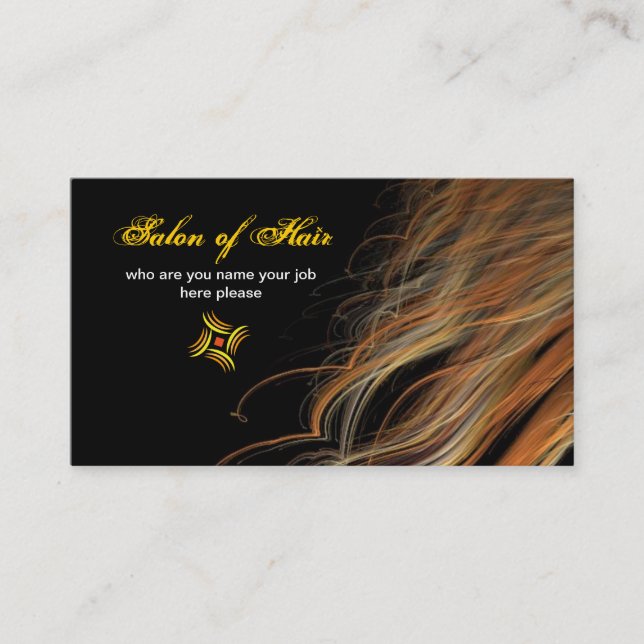 hairs business card (Front)