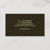 hairs business card (Back)