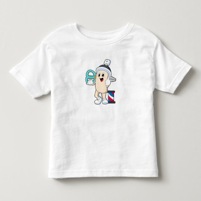 Hairspray as Hairdresser with Scissors Toddler T-shirt (Front)