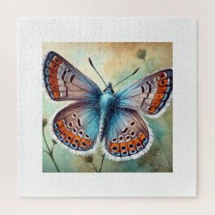 Hairstreak Butterfly 051024IREF250 - Watercolor Jigsaw Puzzle