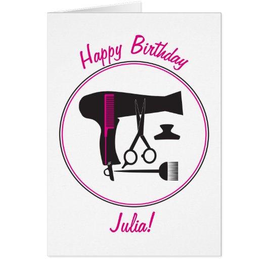 Hairstyles tools cards (Front)
