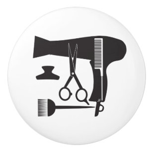 Hairstyles tools ceramic knob