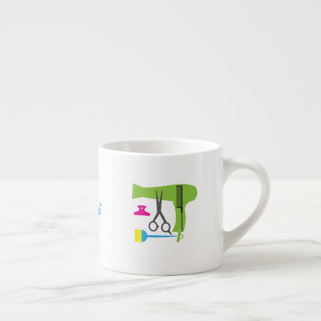 Hairstyles tools espresso cup (Right)