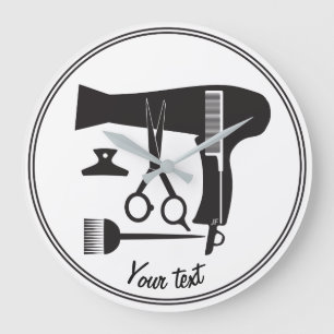 Hairstyles tools large clock