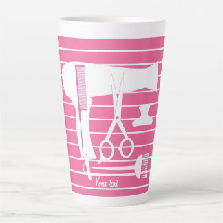 Hairstyles tools latte mug