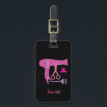 Hairstyles tools luggage tag<br><div class="desc">Funny tools</div>