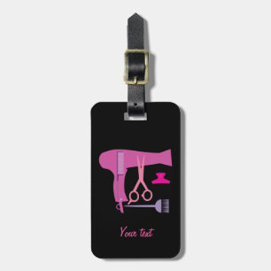 Hairstyles tools luggage tag