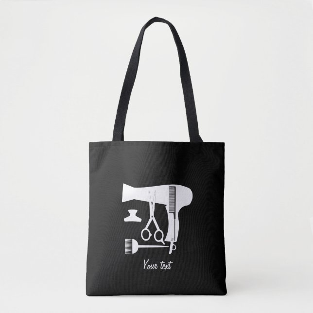 Hairstyles tools tote bag (Front)