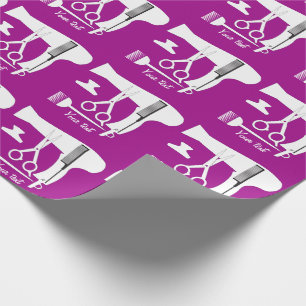 Hairstyles tools wrapping paper