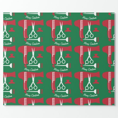 Hairstyles tools wrapping paper