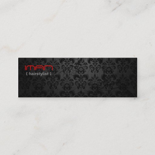 Customizable hairstylist and salon business card template