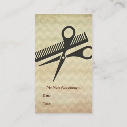 Hairstylist Beauty Salon Appointment Reminder Card Zazzle