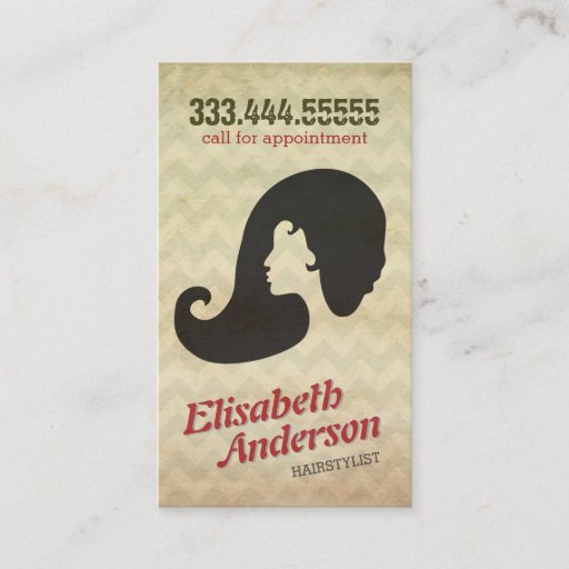 Customizable Hairstylist Beauty Salon Appointment Reminder Card Business Card Template