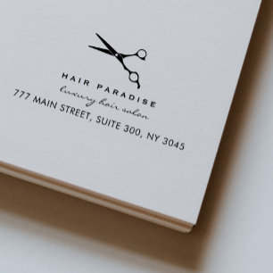 Hairstylist Beauty Salon Return Address Self-inking Stamp