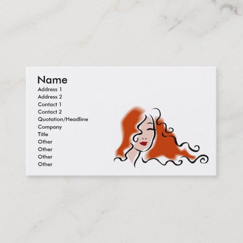 Hairstylist Business Cards