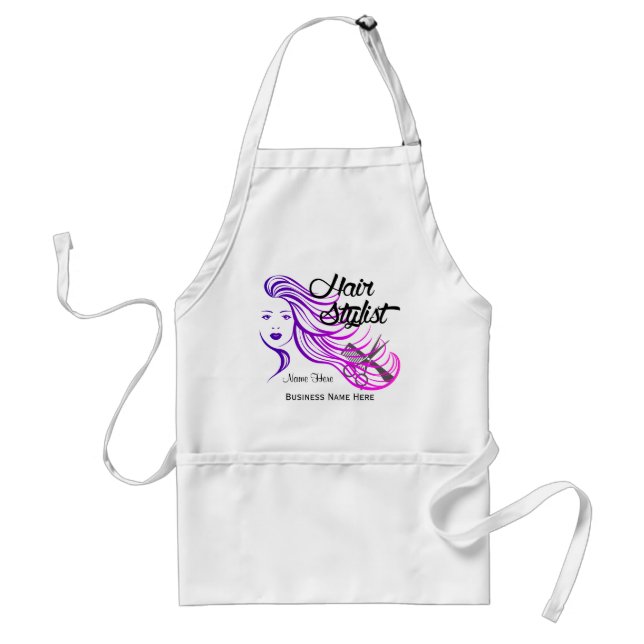 Hairstylist Custom Adult Apron (Front)