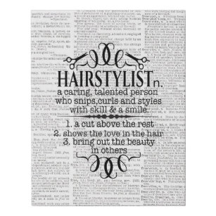 Hair Salon Art Wall Decor Zazzle