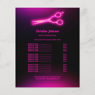 hairstylist flyer