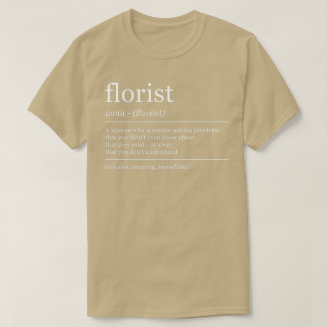 Hairstylist Funny Definition Humor Hairdresser T-Shirt (Design Front)
