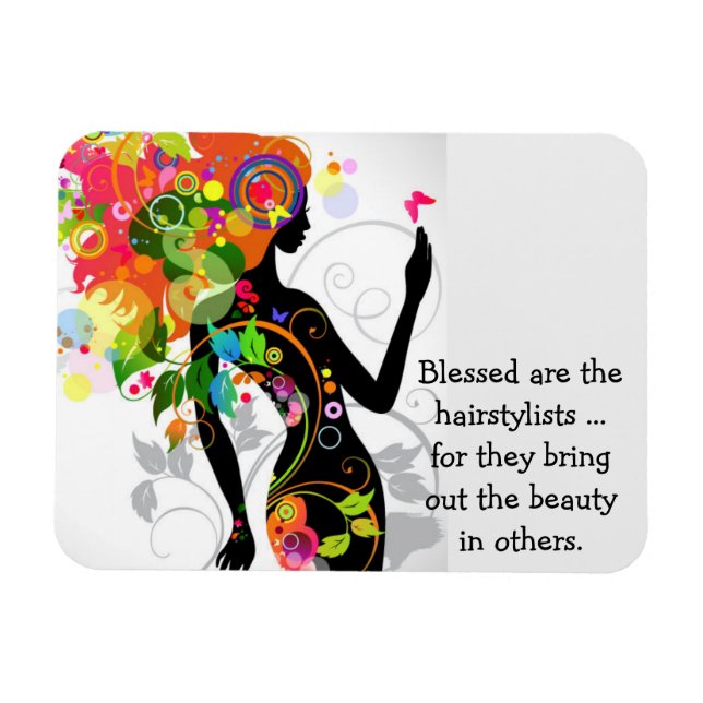 Hairstylist Graphic Magnet (Horizontal)