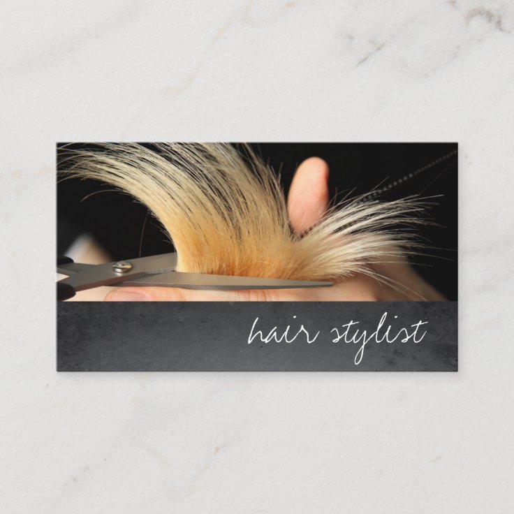 Hairstylist / Hair Business Card Zazzle