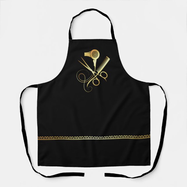 Hairstylist hair dresser salon personalized apron (Front)