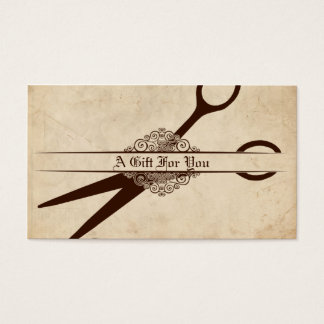 hairstylist hair stylist gift card certificate