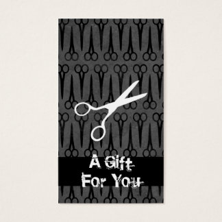 hairstylist hair stylist gift card certificate