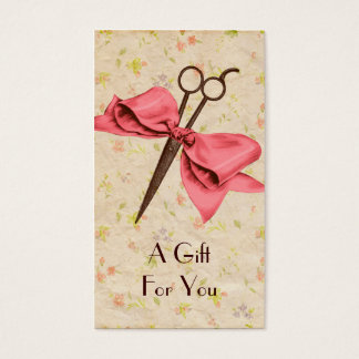 hairstylist hair stylist gift card certificate