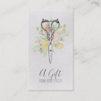 hairstylist hair stylist gift certificate xmas