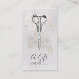hairstylist hair stylist gift certificate xmas
