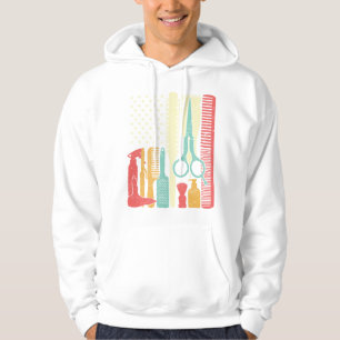 Hairstylist Hairdresser Tool America Flag Funny G Hoodie