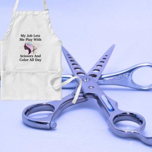 Hairstylist Job  Funny Statement  Adult Apron