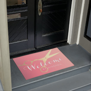 Salon discount door mats