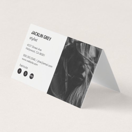 Hairstylist  Modern Business Card