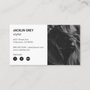 Hairstylist Modern Loyalty Card