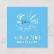 HairStylist Professional hairdress Salon Sage Blue