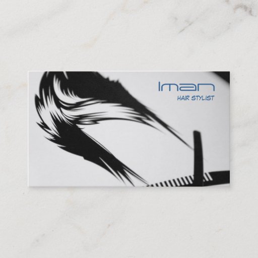 Customizable hairstylist,salon business cards