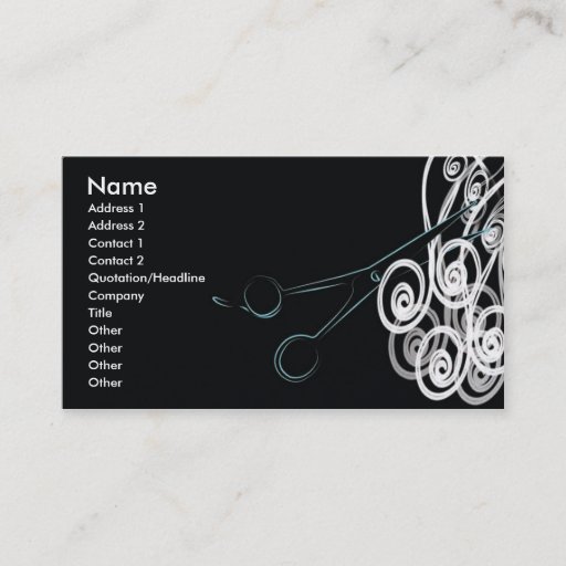 Customizable HairStylist/Salon Business Cards