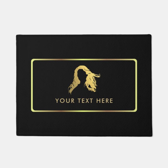 Hairstylist Salon Doormat (Front)