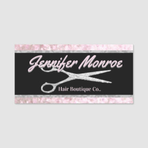 Hairstylist Salon Name Tag