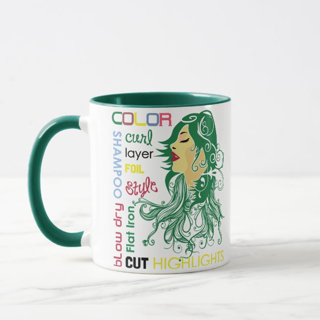 Hairstylist Terms Mug (Left)